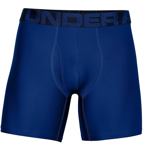 Image of Under Armour mens Multi-pack Performance Tech Boxerjock Brief, 6 inch Inseam, All-day Comfort & Soft