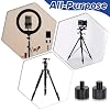 2pcs 1/4 to 3/8 & 3/8 to 1/4 Camera Tripod Adapter Tripod Screw Thread Adapter 1/4 Male to 3/8 Female and 3/8 Male to 1/4 Female Adapter Set for Camera Monitor Tripod Microphone Mic Stand Mount #2