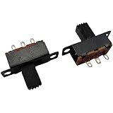 スライドスイッチ ON-OFFスイッチ 柄の長さ9mm 1回路2接点 10個入 ＜swp-069＞