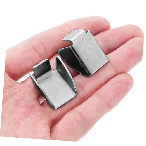 MERRYHAPY 30pcs Iron Cabinet Shelf Clips with Pressfit Design Silver Metal Support Brackets for Office Shelving Units and Wood Shelves Minimizes Document Damage in Office Environments - Image 4