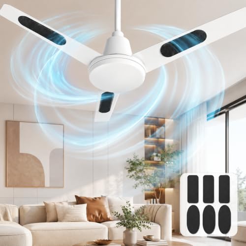 Image of 6Pcs Fan Filter Dust Guard, Fan Filter Pad, Dust Collector Mat for Household Ceiling Fan Blades