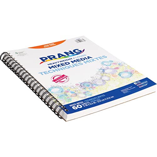 Prang (Formerly Art Street) Mixed Media Journal, Heavyweight, 8.5" x 11", 60 Sheets