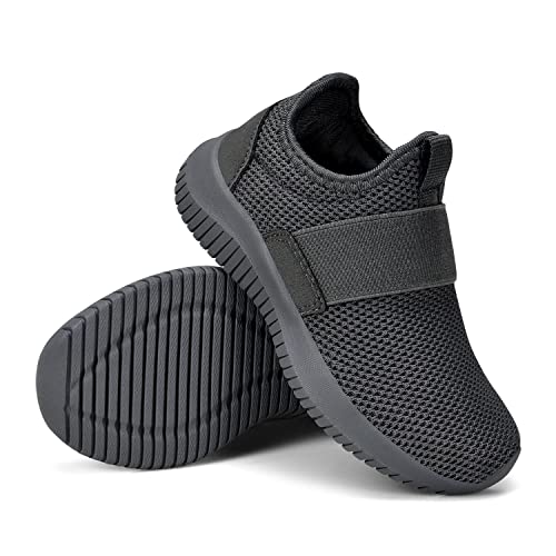 Troadlop Kids Sneakers No Laces Light Up Boys Athletic Shoes Size 1 Little Kid #TOP2