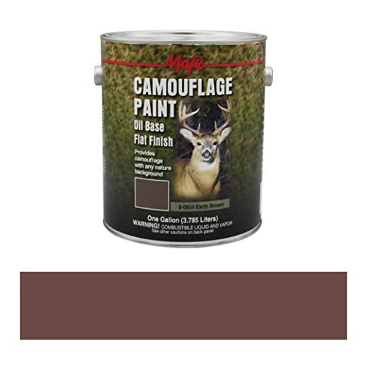 Majic Paints 8-60854-1 Camouflage Paint, 1-Gallon, Earth Brown