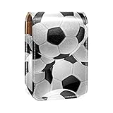 fußball spiegelbild der gesellschaft Personalisierter Service: Sie können das gewünschte Bild auswählen, uns kontaktieren und wir drucken dieses Bild auf die Lippenstift-Aufbewahrungsbox, um Ihr Produkt einzigartig zu machen