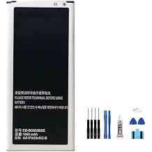 compatible For Samsung Galaxy Alpha G850 G850F/T G8508S G8509V 1860mAh 3.85V LCD Display Touch Screen Digitizer Full Assembly Replacement Screen Repair Kit battery EB-BG850BBE/C+Free Tools