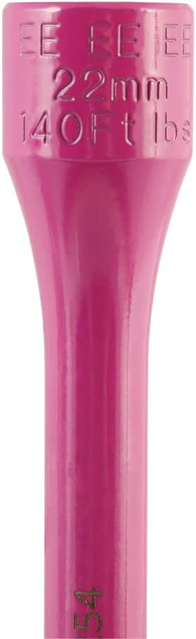 AFF Torque Limited Socket, 1/2" Drive, 22mm, 140 ft/lbs, Safety Purple, 40254