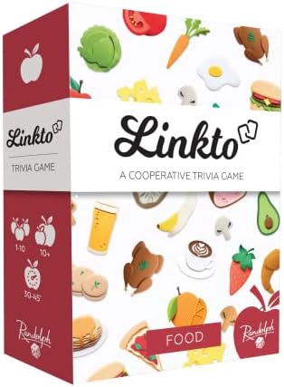 Linkto Food | Trivia Game for Teens and Adults | Ages 10+ | 1 to 10 Players | 30 Minutes