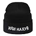 Karrychen Unisex Russischer Buchstabe NANHAX Stickerei Mütze Winter Strick Warm Cuffed Cap