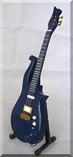 PRINCE - Guitarra en miniatura, color azul