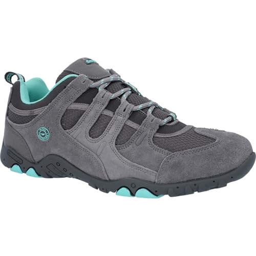 Image of Hi-Tec Women's QUADRA II, Grey/Mint, 7 UK