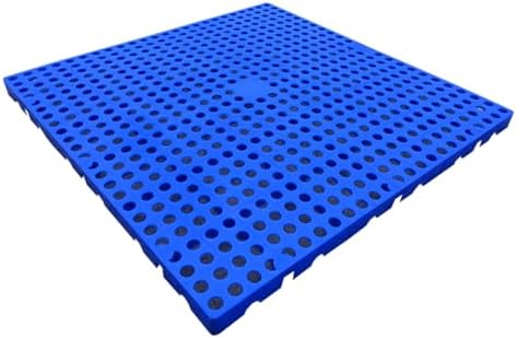Heavy-Duty Waterproof Storage Mesh Mat, Supports 4400 Lbs, Ventilated Pallet for Supermarkets, Pets, Garages, Outdoor, Closet Organization (60x60cm/23.6x23.6in)
