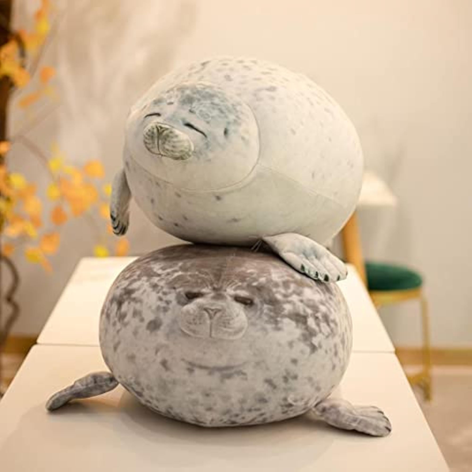 Jumbo Seal Stuffed Animal Plush Pillow Toy, 30cm