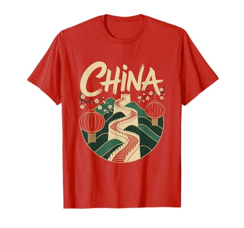 China Great Chinese Wall Art Cultural Heritage Souvenir T-Shirt
