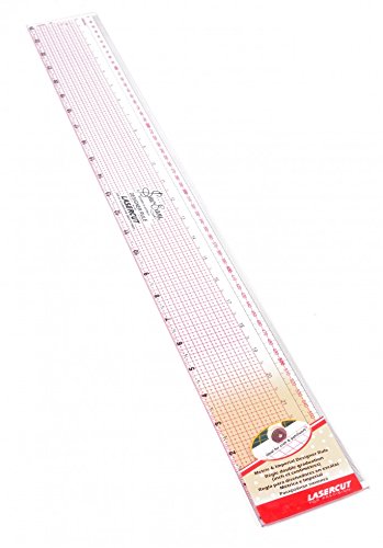 Règle du concepteur patchwork antidérapante avec angles de découpe précis