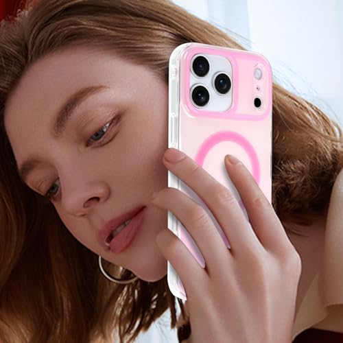 KANGHAR Rainbow Case for iPhone 17 Pro Max Women Girls,Gradient Pink by KANGHAR - Used condition - Image 5