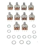 optische Rotations-Encoder, Schalter Encoder WH148 Drehpotentiometer 15mm Welle 3pin Mit Muttern Und Unterlegscheiben B1K-B1M(100K Ohm)