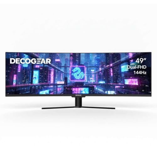 Deco Gear 49” Curved Ultrawide Monitor with USB-C