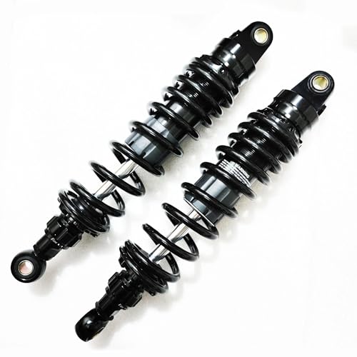 Amortisseurs de suspension moto réglables 340 mm noirs pour corriger l'assiette arrière Suzuki