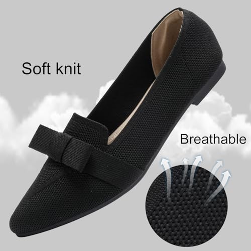 Flats for Women Pointed Toe Ballet Flats Shoes Mesh Breathable Comfortable Dressy Casual Slip On Ballerina Walking Flats3