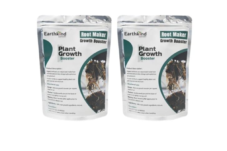 Organic Plant Growth Booster Root Maker Powder for Strong Root Development, Soil Improvement and Healthy Growth of Indoor Outdoor Garden Plants (Pack Of 2)-image-2