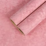 CHIHUT 12”x100” Self Adhesive Velvet Flocking Liner Sheet Peach Pink Peel and Stick Velvet Flocking Contact Paper Jewelry Drawer Felt Liner Roll for Shelves Box Lining Solid Pink Felt Wallpaper