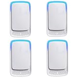 Lmhaichao 4Pack Plug In Air Ionizers-Negative Ion Air Purifier for Home Silent Work Air Cleaner for Bathroom,Living Room,Office,Kitchen,Pet Room,Portable Ionic Air Purifier for Bedroom(4)