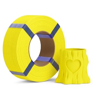DEEPLEE PLA BASIC リフィル 1.75mm 高精度±0.02mm・低反り・絡まりにくい｜FDM 3Dプリンター用 PLAフィラメント 1KG イエロー