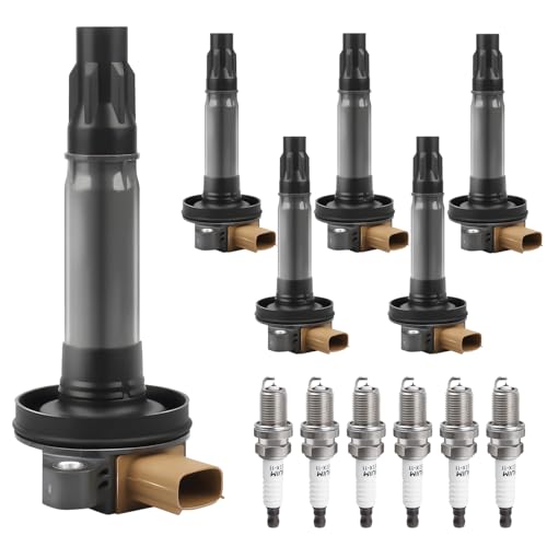 Ignition Coil Pack Spark Plugs Replacement for 3.5 V6 Turbo 2011 2012 2013 2014 2015 2016 2017 Ford F150 Ecoboost Expedition Explorer Flex Taurus Transit, Lincoln MKS MKT Navigator, UF646, Set of 6 by NPAUTO - Used condition - US$116.32