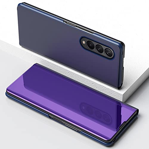 Couverture de téléphone en cuir Samsung Galaxy Z Fold3 étui de protection d'écran intelligent