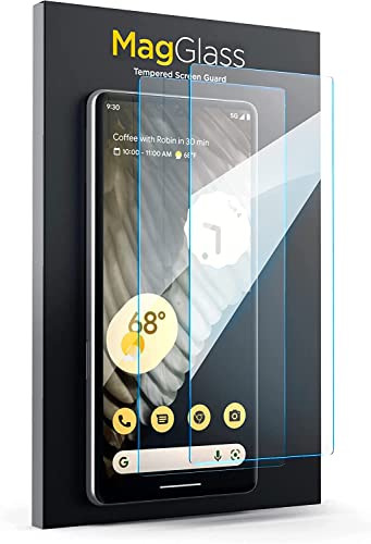 Vitre de protection d'écran Google Pixel 7a magglass, le verre trempé 9H idéal pour les baroudeurs
