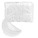 Wecolor 100 Pack Disposable Beard Covers, Premium Beard Protectors, Polypropylene Fabric Beard Net, Breathable Comfortable White Beard Covers for Catering/Restaurant/Healthcare/Home