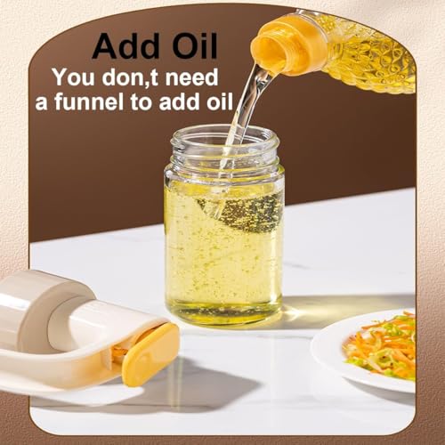 Image of Kettlekane 250Ml Glass Oil Spray Bottle for Kitchen, Refillable Food Grade Oil Vinegar Sprayer Bottles, Oil Sprayer for Air Fryer for Salad, BBQ, Roasting (Multi Colour)