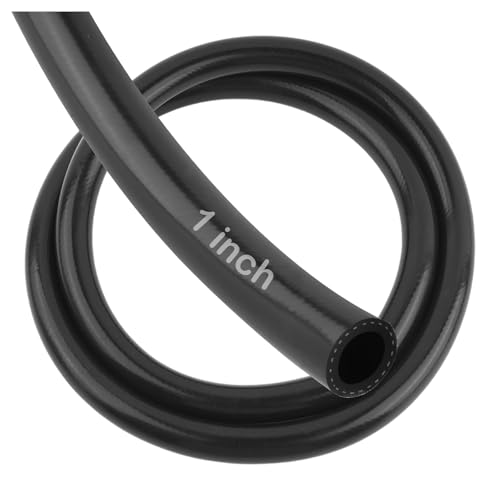 5Ft 1" Heater Hose for Cars,Silicone Car Coolant Hose for Transferring Water/Air,Straight & Cuttable Car Radiator Hoses Vehicle Accessories Working Pressure 250PSI (1In 5Ft)