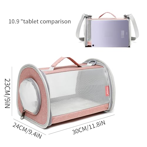 ioview Bolsa de Transporte para Porquinho da Índia, Bolsa de Viagem para Animais Pequenos, Lagarto,