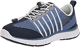 Apex Women's Breeze Athletic Knit-Grey Running Shoe, Navy, 5.5 XX-Wide