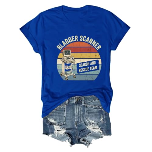 Bladder Scanner Search And Rescue Team Shirt Funny Nurse Radiology T-shirt