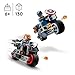 Lego Marvel 76260 Black Widow and Captain America Motorcycles Avengers Age of Ultron Toy
