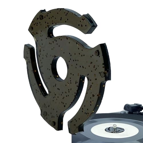 45 RPM Adapter | Insats För 45 Varvs Skivor,Tillbehör För Musikälskare Hemmafester Nybörjare DJ-utrustning