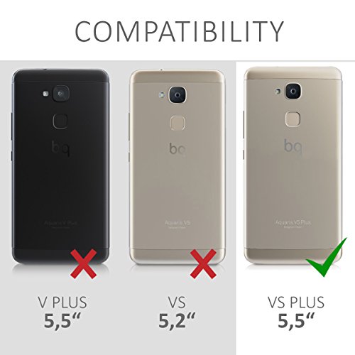 Kwmobile Cover compatibile con bq Aquaris VS Plus