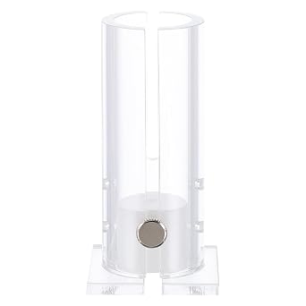 Totority Restrainer Tube Fixing Tool for Laboratory Use 3.93X1.96X1.96 Inch Transparent Acrylic Abdominal and Tail Vein Injection Holder Secure Device