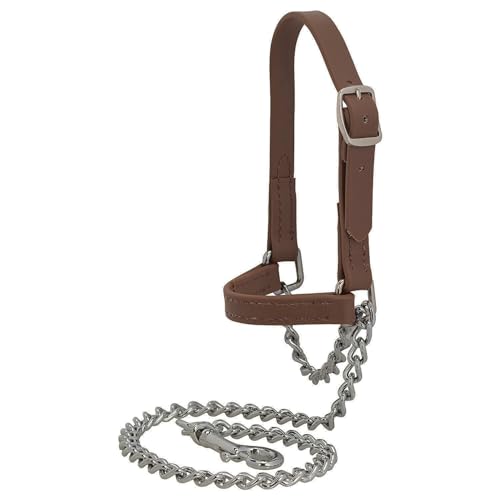 Weaver Leather Livestock Brahma Webb Goat Halter, Brown, Small by Weaver Leather Livestock - Used condition - CA$41.13