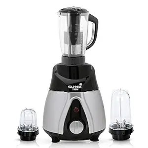 Su-mix BTRBMA21 750Watts Mixer Juicer Grinder with 3 Jars (1 Juicer Jar, 1 Large Bullet and 1 Small Bullet) - Black