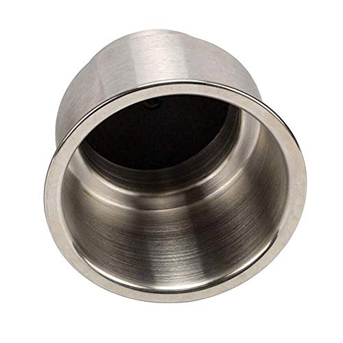 4Pcs Stainless Steel Cup Drink Holder Insert With Drain For Marine Boat, Rv, Camper #TOP5