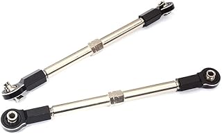 C31638BLACK Billet Machined Steering Turnbuckles for Traxxas 1/10 Maxx V2 w/WideMaxx