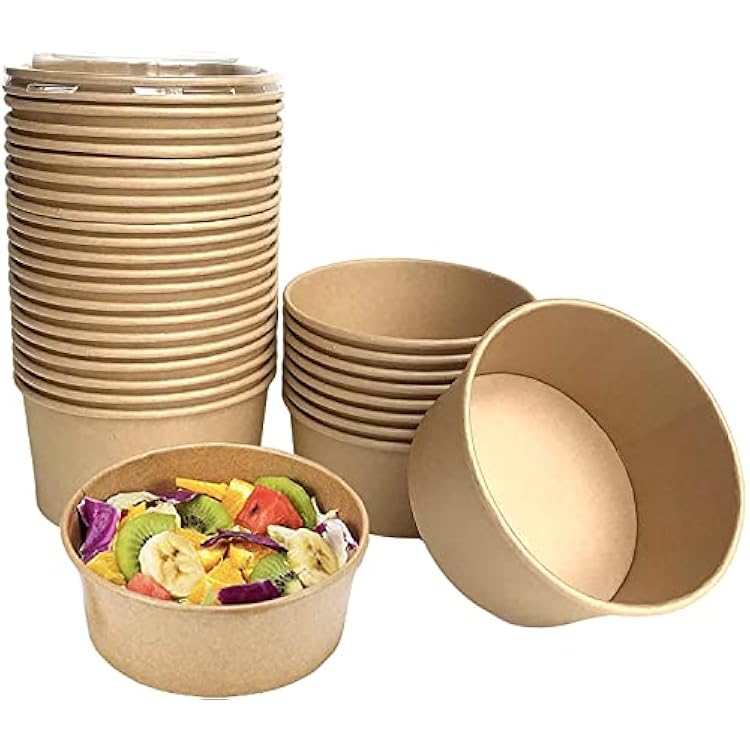 Canaan 50oz Kraft Large Disposable Paper Bowls with Nepal | Ubuy