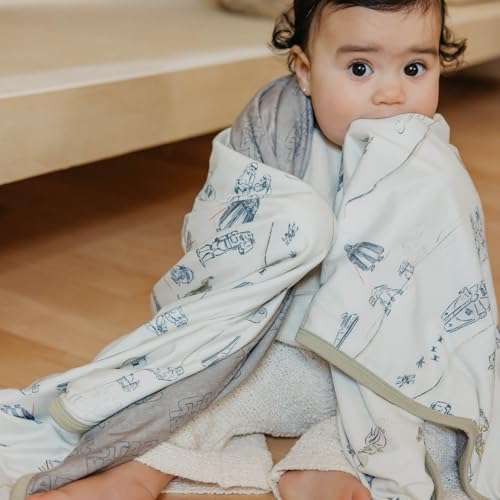 Image of Copper Pearl Jumbo 3-Layer Baby Blanket: Soft Baby Quilts for Boys and Girls | Breathable, Cozy, Toddler Blanket | Baby Quilt for Newborns | 46x46 Premium Polyester /Rayon | Tatooine