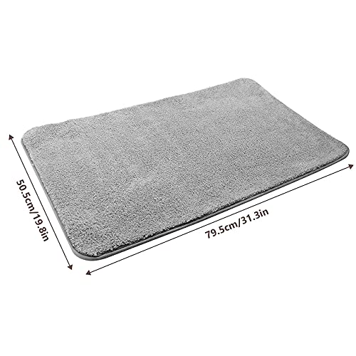 VPOW Antislip badmat, badmat voor de badkamer, waterabsorberende imitatie kasjmier badmatten 80 x 50 cm, wasbaar… - Image 8