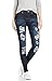 David-k Premium Blue Denim Stretch Jeans Destroy Skinny Ripped Distressed Pants (9)