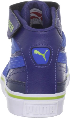 Puma Maeko S Mid V Sneaker (Toddler/Little Kid/Big Kid),Twilight/Princess/Chartreuse,4 M US Toddler3